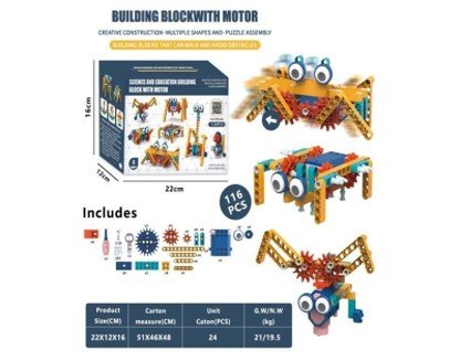 Bloques de Construcción Eléctricos - 116PCS