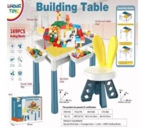 MESA LEGO 169 PCS con Silla y Gavetas